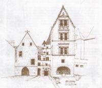 Sarlat - Maisons (dessin)